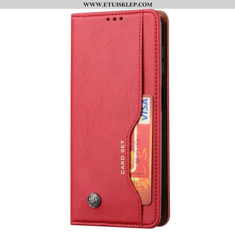 Etui Na Telefon do Samsung Galaxy A54 5G Etui Folio Etui Na Karty Ze Sztucznej Skóry
